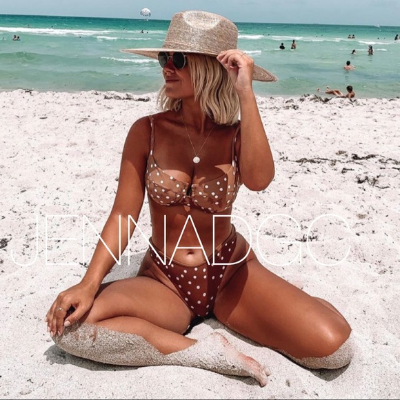 L*Space Camellia Bikini Top in polka dot NWT - Picture 10 of 16